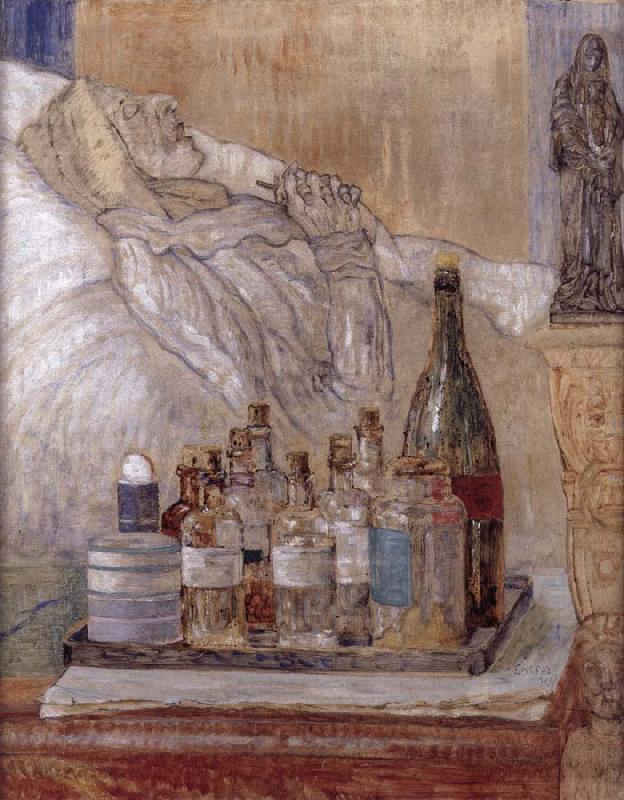 James Ensor My Dead mother